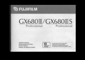 Fujifilm GX680III Owner's Manual
