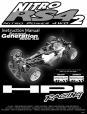 Hpi Racing Nitro RS4 Instruction Manual