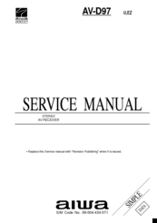 Aiwa AV-D97 Service Manual