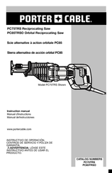 Porter-Cable PC85TRSO Instruction Manual