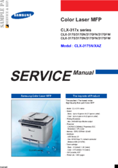 Samsung CLX-3170FW Service Manual