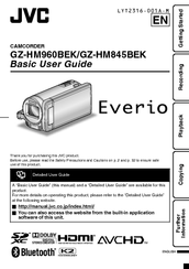 JVC Everio GZ-HM960BEK Basic User's Manual