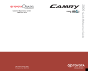 Toyota 2009 Camry Quick Reference Manual