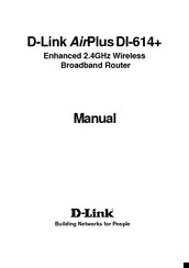 D-Link AirPlus DI-614+ Manual
