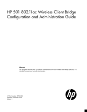 HP Pavilion 501 Configuration And Administration Manual