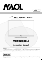 Avol AET32300M Instruction Manual