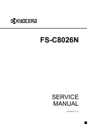 kyocera FS-C8026N Service Man