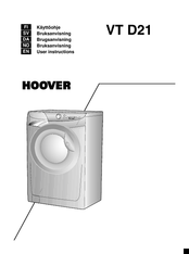 Hoover VT D21 User Instructions