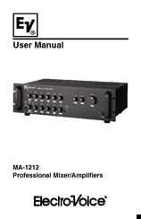 Electro-Voice Mixer Amplifier MA-1212 User Manual