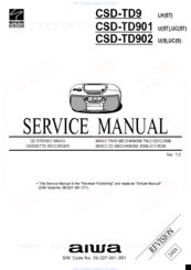Aiwa CSD-TD902 Service Manual