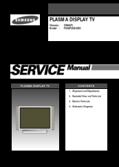 Samsung PS42P3SX Service Manual