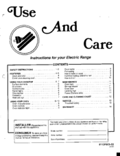 Whirlpool 8113P023-60 Use And Care Manual