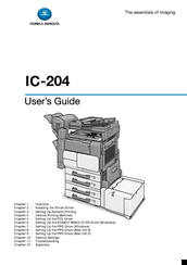 Konica Minolta IC-204 User Manual