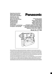 Panasonic EY7880 Operating Instructions Manual