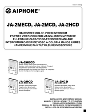 Aiphone JA-2MECD Installation & Operation Manual