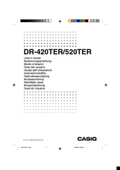 Casio DR-420TER User Manual