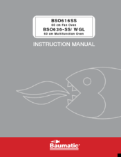 Baumatic BSO636-SS/WGL Instruction Manual