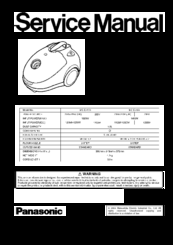 Panasonic mc-e7101 Service Manual