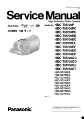 Panasonic HDC-TM700EC Service Manual