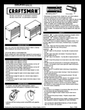 Craftsman 81338 Operator's Manual
