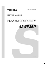 Toshiba 42WP36P Service Manual