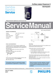 Philips HD7622/01 Service Manual