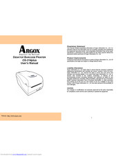 Argox OS-314plus User Manual