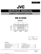 JVC MX-K10/30 Service Manual