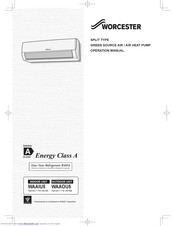 worcester waaou5 Operation Manual