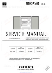 Aiwa NSX-RV85 Service Manual