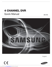 Samsung SRD-476D Quick Manual