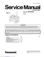Panasonic EY37A2 Service Manual