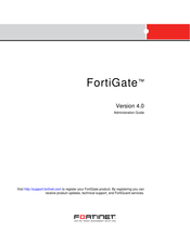 Fortinet Gate 60D Administration Manual