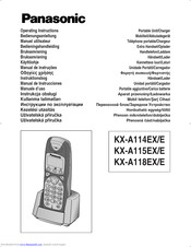 Panasonic KX-A115EX/E Operating Instructions Manual