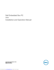 Dell Embedded Box PC 3000 Installation And Operation Manual