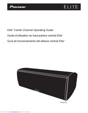 Pioneer Elite SP-EC73 Operating Manual