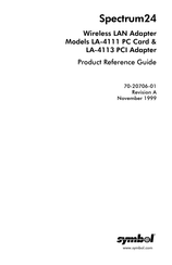 Symbol sprectum24 LA-4113 Reference Manual