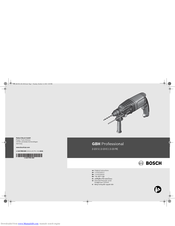 Bosch GBH 2-23 E Professional Original Instructions Manual