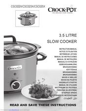 Crock-Pot CSC023X Instruction Manual