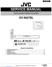 JVC XV-NA7SL Service Manual