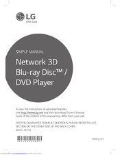 LG BP736 Network Manual