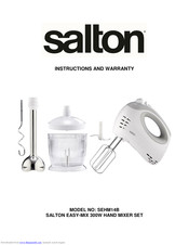 Salton SEHM14B Instructions And Warranty
