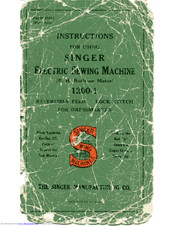 Singer 1200-1 Instruction Manual