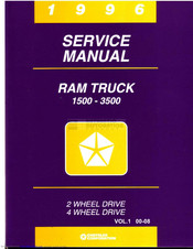 Dodge ram truck 1500 1996 Service Manual