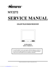 Memorex MT2272 Service Manual