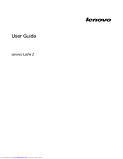 Lenovo LaVie Z User Manual