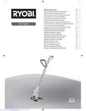 Ryobi rlt4025 Original Instructions Manual