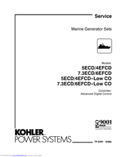 Kohler 6EFCD-Low CO Service Manual