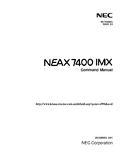Nec NEAX 7400 IMX Command Manual