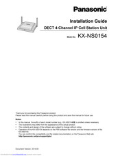 Panasonic kx-ns0154la Installation Manual